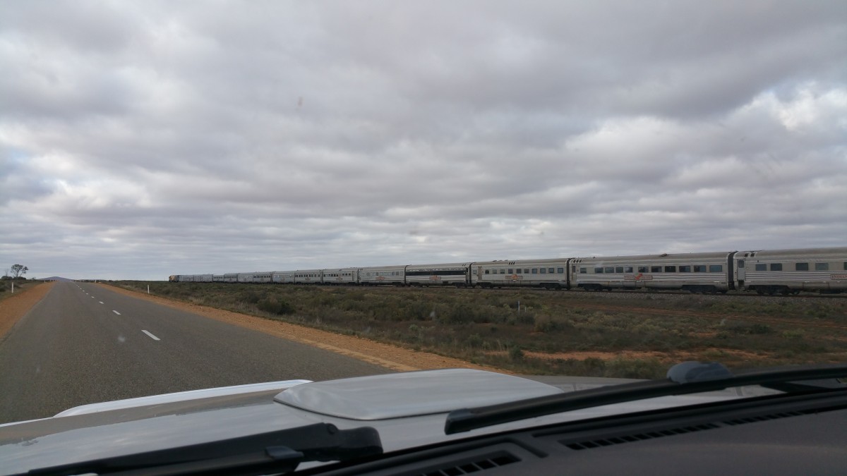Indian Pacific heading to Sydney